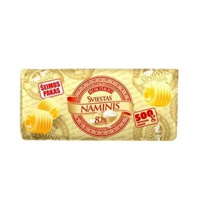 Sviestas 82% Rokiškio, 500 g